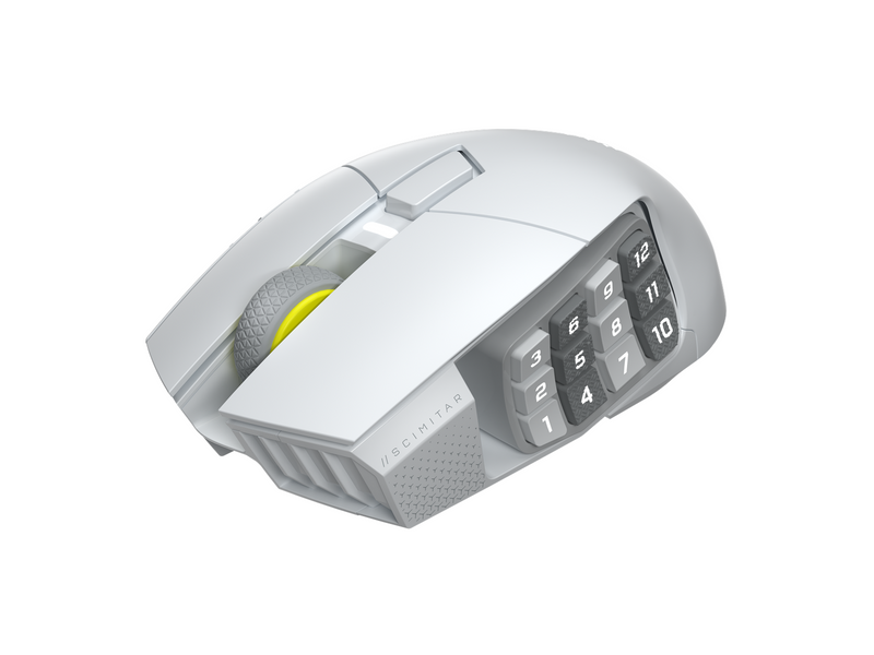 Corsair Scimitar Elite Wireless SE MMO - White - Gaming Maus (Weiß)