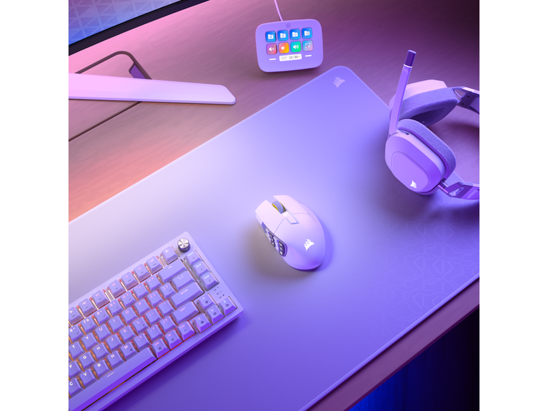 Corsair Scimitar Elite Wireless SE MMO - White - Gaming Maus (Weiß)