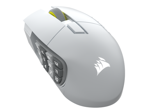 Corsair Scimitar Elite Wireless SE MMO - White - Gaming Maus (Weiß)