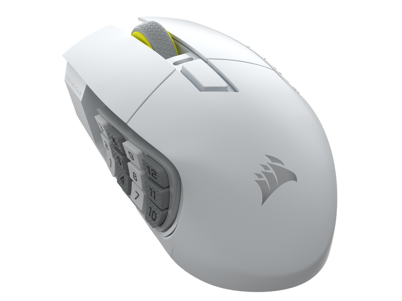Corsair Scimitar Elite Wireless SE MMO - White - Gaming Maus (Weiß)