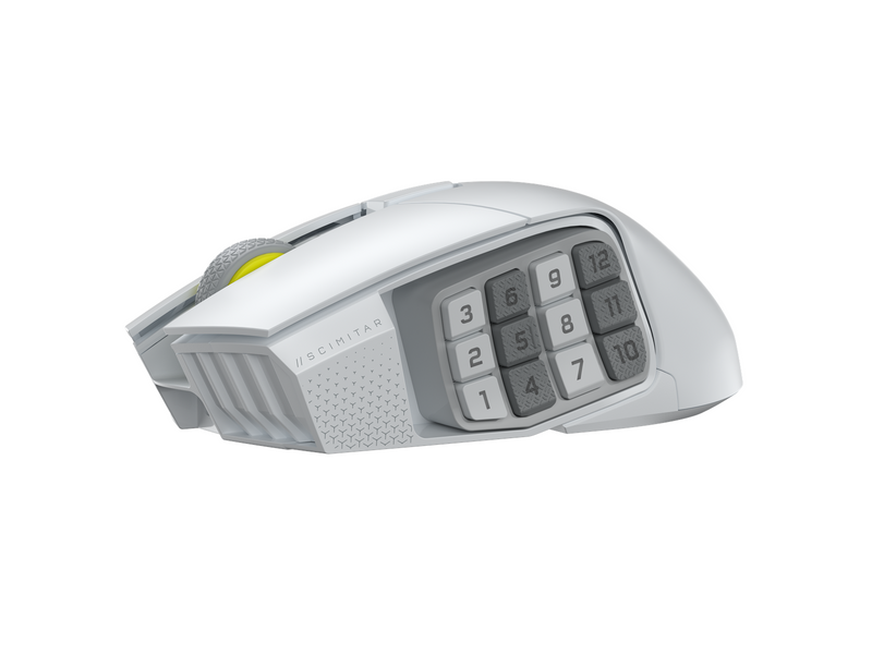 Corsair Scimitar Elite Wireless SE MMO - White - Gaming Maus (Weiß)