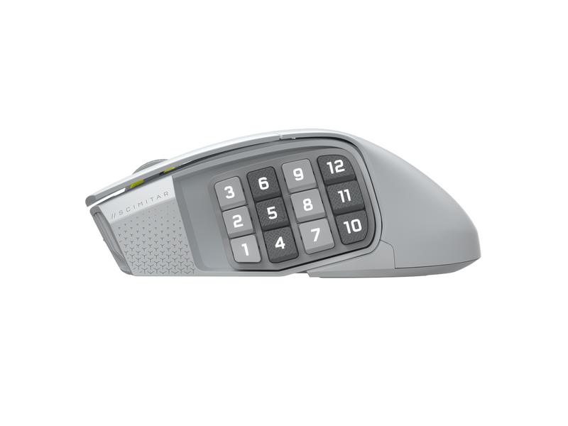 Corsair Scimitar Elite Wireless SE MMO - White - Gaming Maus (Weiß)