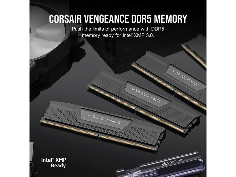Corsair Vengeance DDR5-5200 - 8GB - CL40 - Single Channel (1 pcs) - Intel XMP - Schwarz