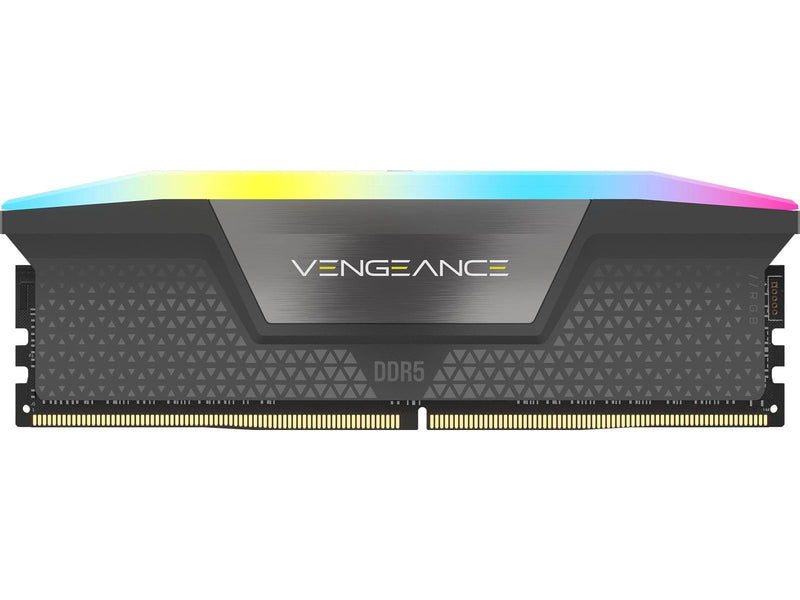 Corsair Vengeance RGB DDR5-5200 - 64GB - CL40 - Dual Channel (2 pcs) - AMD EXPO & Intel XMP - Grau mit RGB