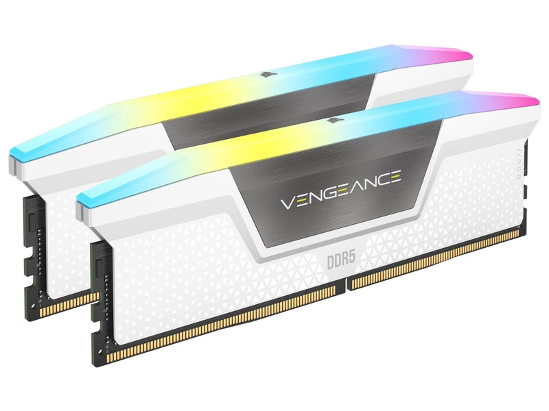 Corsair Vengeance RGB DDR5-5600 - 32GB - CL40 - Dual Channel (2 pcs) - Intel XMP - Weiß mit RGB