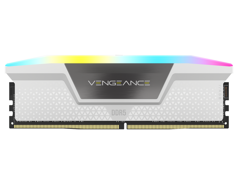 Corsair Vengeance RGB DDR5-6000 - 32GB - CL30 - Dual Channel (2 pcs) - AMD EXPO & Intel XMP - Weiß mit RGB