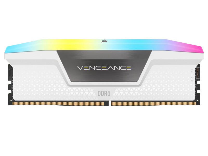 Corsair Vengeance RGB DDR5-6000 - 32GB - CL30 - Dual Channel (2 pcs) - AMD EXPO & Intel XMP - Weiß mit RGB