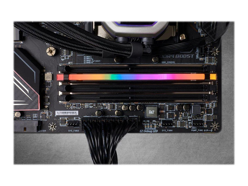Corsair Vengeance RGB PRO DDR4-3200 - 8GB - CL16 - Single Channel (1 pcs) - Intel XMP - Schwarz mit RGB