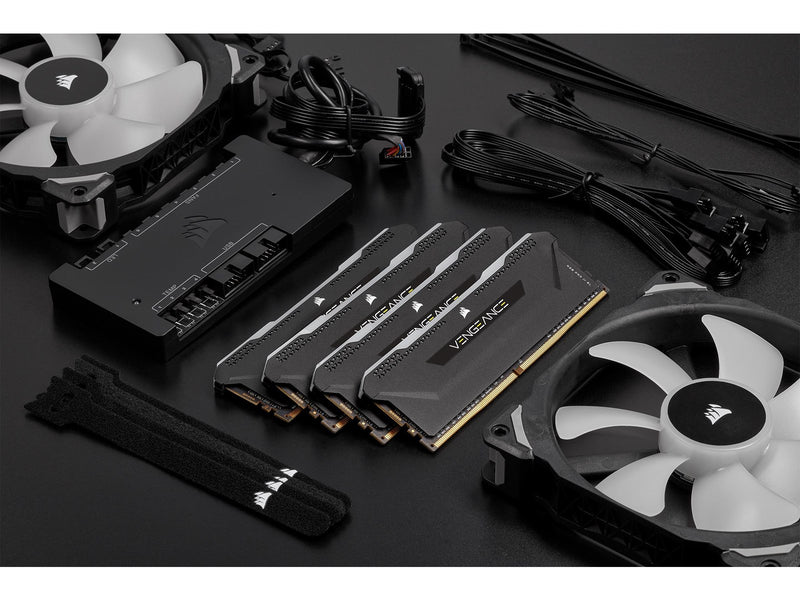 Corsair Vengeance RGB PRO SL DDR4-3200 - 32GB - CL16 - Dual Channel (2 pcs) - Intel XMP - Schwarz mit RGB