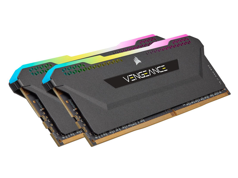 Corsair Vengeance RGB PRO SL DDR4-3200 - 32GB - CL16 - Dual Channel (2 pcs) - Intel XMP - Schwarz mit RGB