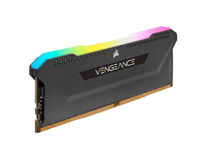 Corsair Vengeance RGB PRO SL DDR4-3200 - 32GB - CL16 - Dual Channel (2 pcs) - Intel XMP - Schwarz mit RGB