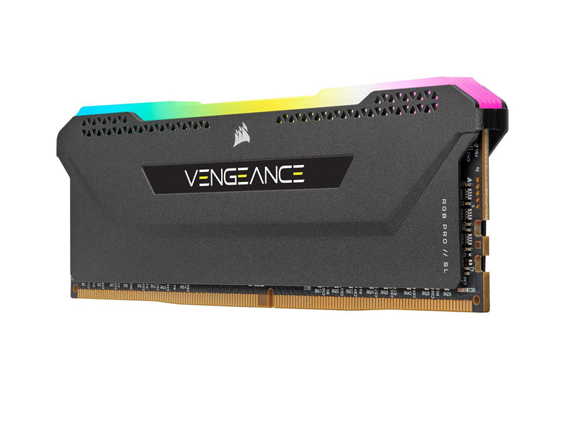 Corsair Vengeance RGB PRO SL DDR4-3200 - 32GB - CL16 - Dual Channel (2 pcs) - Intel XMP - Schwarz mit RGB