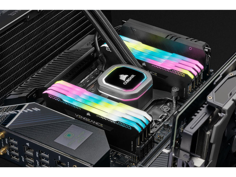 Corsair Vengeance RGB PRO SL DDR4-3200 - 32GB - CL16 - Dual Channel (2 pcs) - Intel XMP - Schwarz mit RGB