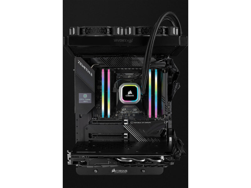 Corsair Vengeance RGB PRO SL DDR4-3200 - 32GB - CL16 - Dual Channel (2 pcs) - Intel XMP - Schwarz mit RGB