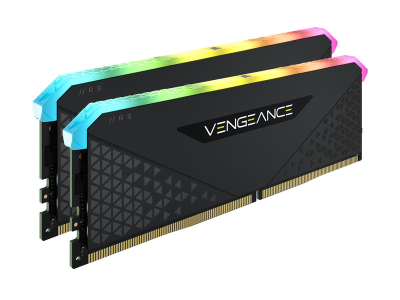 Corsair Vengeance RGB RS DDR4-3200 - 16GB - CL16 - Dual Channel (2 pcs) - AMD Optimized - Schwarz mit RGB