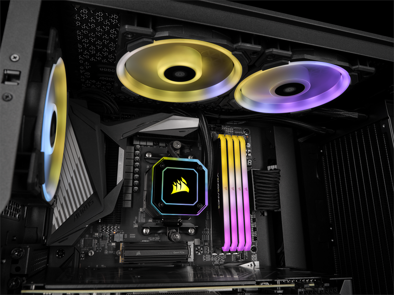 Corsair Vengeance RGB RS DDR4-3200 - 16GB - CL16 - Single Channel (1 pcs) - AMD Optimized - Schwarz mit RGB