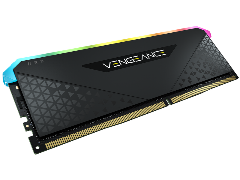 Corsair Vengeance RGB RS DDR4-3200 - 16GB - CL16 - Single Channel (1 pcs) - AMD Optimized - Schwarz mit RGB