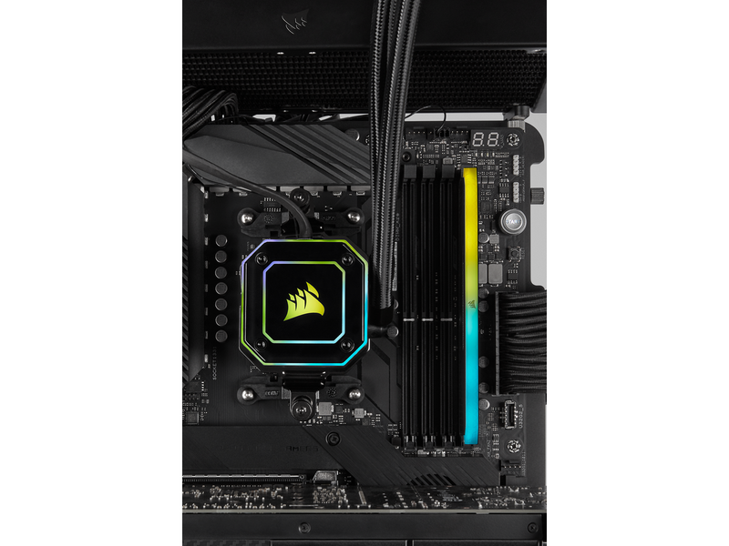 Corsair Vengeance RGB RS DDR4-3200 - 16GB - CL16 - Single Channel (1 pcs) - AMD Optimized - Schwarz mit RGB