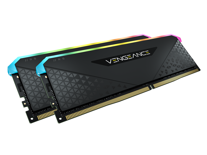 Corsair Vengeance RGB RS DDR4-3200 - 32GB - CL16 - Dual Channel (2 pcs) - AMD Optimized - Schwarz mit RGB