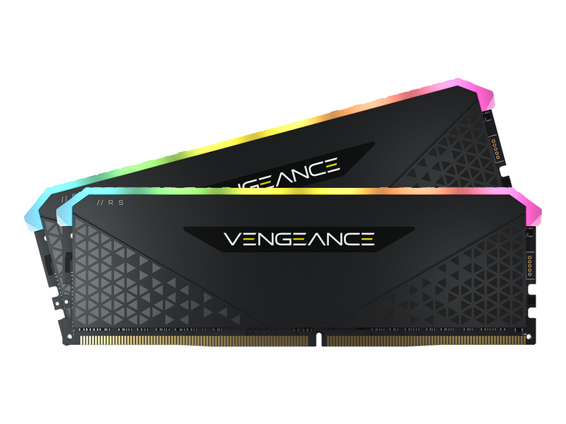 Corsair Vengeance RGB RS DDR4-3200 - 32GB - CL16 - Dual Channel (2 pcs) - AMD Optimized - Schwarz mit RGB