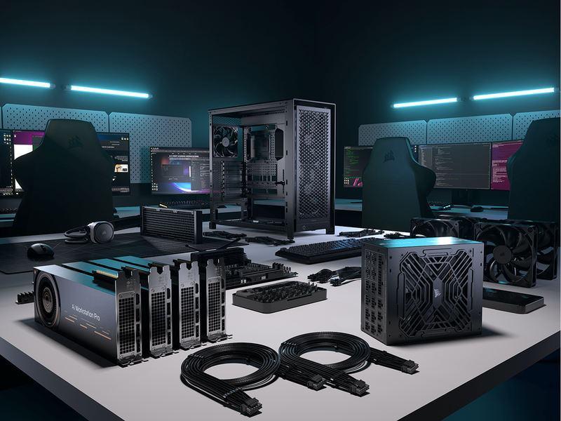 Corsair WS3000 Netzteile - 3000 Watt - 140 mm - ATX 3.1 - 80 Plus Platinium