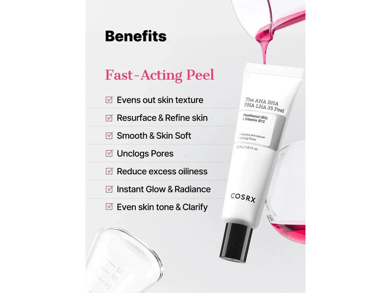 Cosrx The AHA BHA PHA LHA 35 Peel 30ml