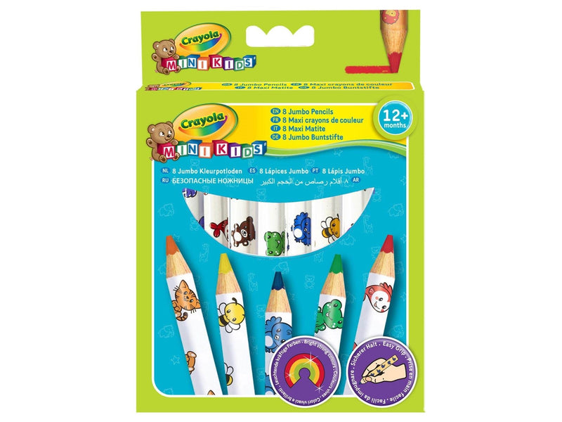 Crayola Mini Kids Jumbo dekorierte Bleistifte 8 Stk.