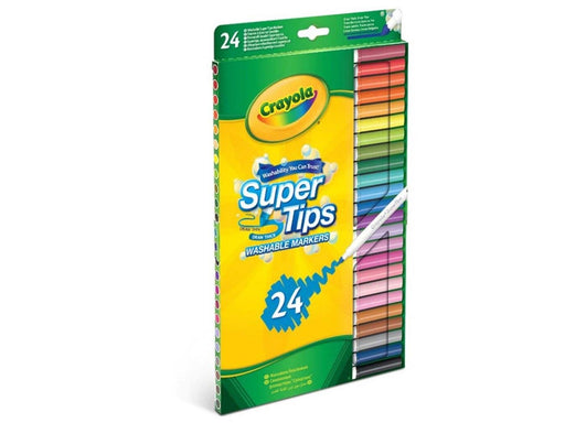Crayola Supertips auswaschbare Filzstifte 24 Stk.