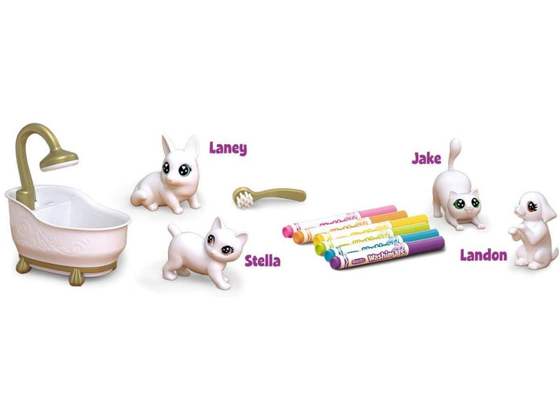 Crayola Washimals Pets Tub Playset