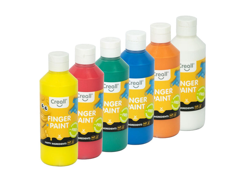 Creall Finger Paint Set Preservation-free 6x250ml