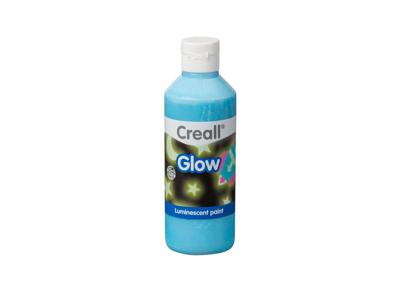 Creall Glow in the Dark Paint Blue 250ml