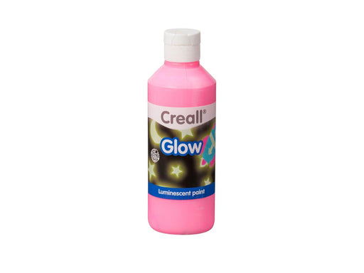 Creall Glow in the Dark Paint Pink 250ml