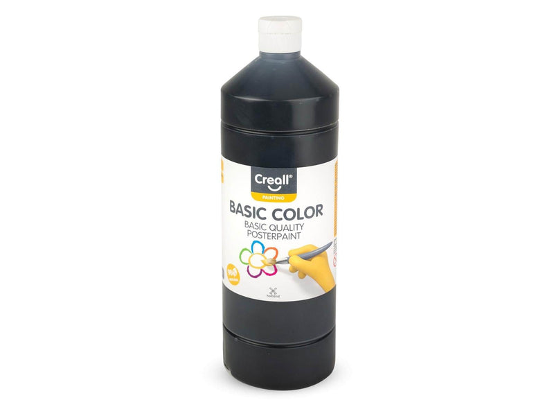Creall School paint Black 1 liter