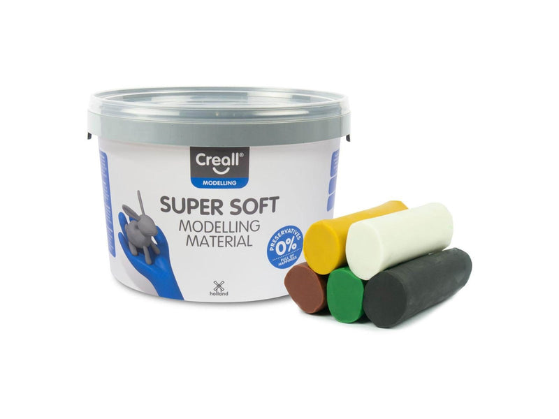 Creall Supersoft Clay Safari colours 1750gr.