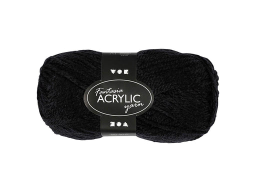 Creativ Company Acrylic yarn Black 50gr 80m