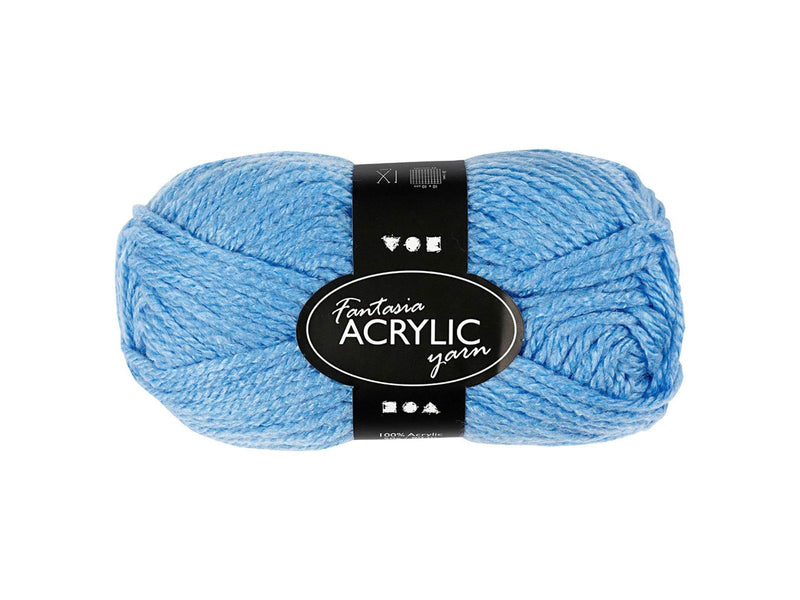 Creativ Company Acrylic yarn Blue 50gr 80m