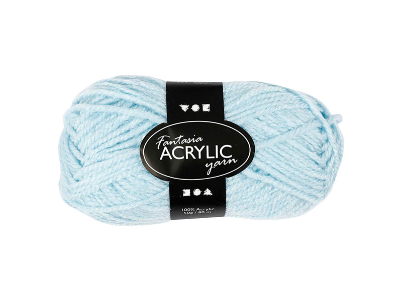 Creativ Company Acrylic yarn Light blue 50gr 80m