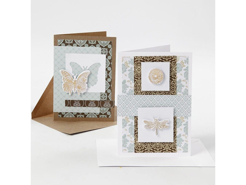 Creativ Company - Cards and Envelopes Beige 50 Sets