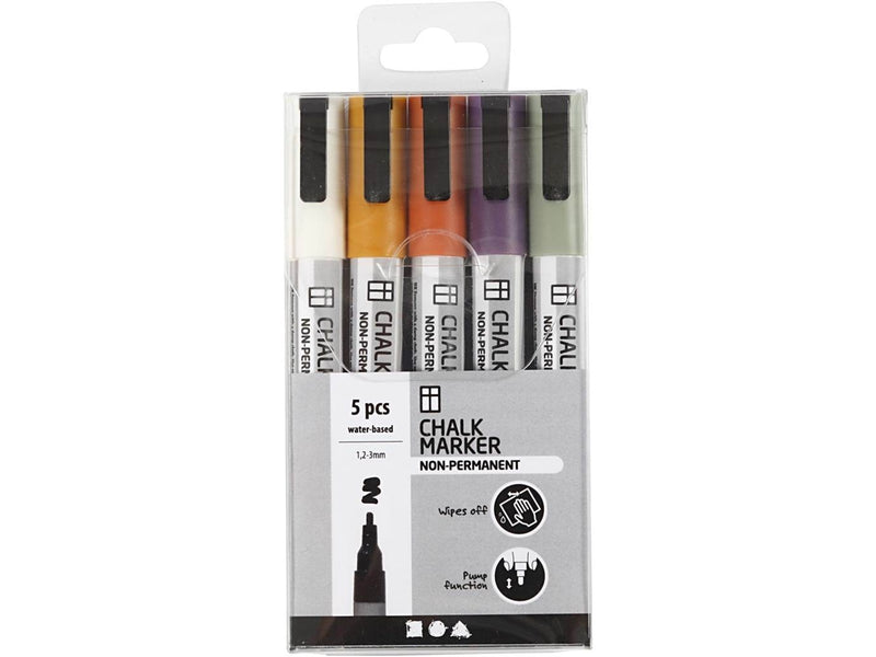 Creativ Company Chalk Markers Pastels 5pcs.