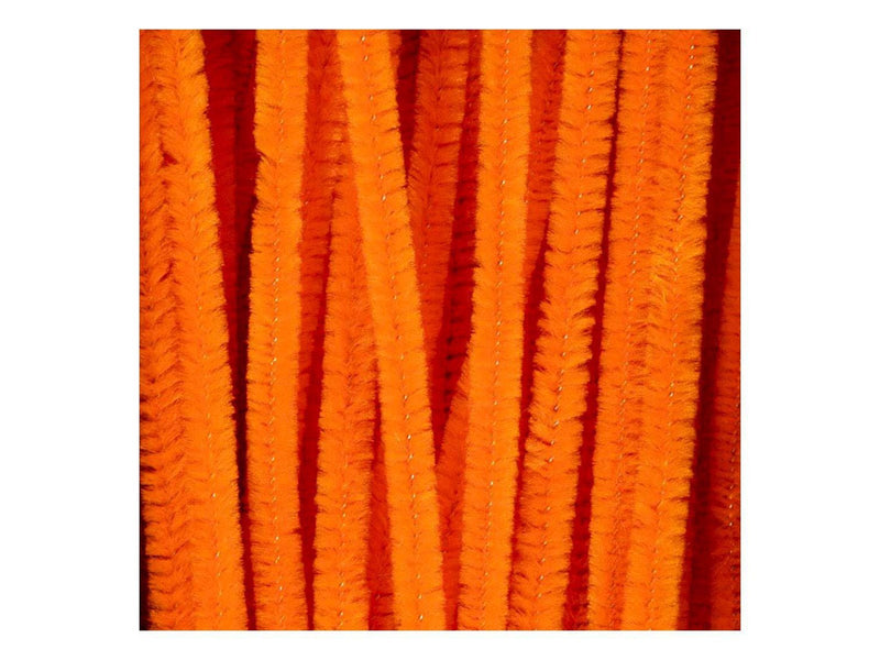 Creativ Company - Chenille 6mm x 30cm Orange - 50 pcs.
