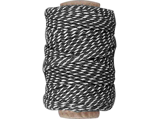 Creativ Company Cotton cord Black/White 50m