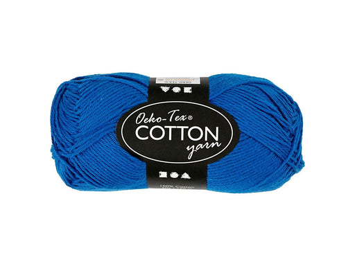 Creativ Company Cotton yarn Cobalt blue 50gr 170m