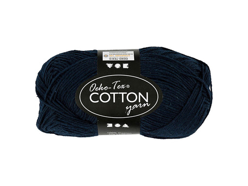 Creativ Company Cotton yarn Dark blue 50gr 170m
