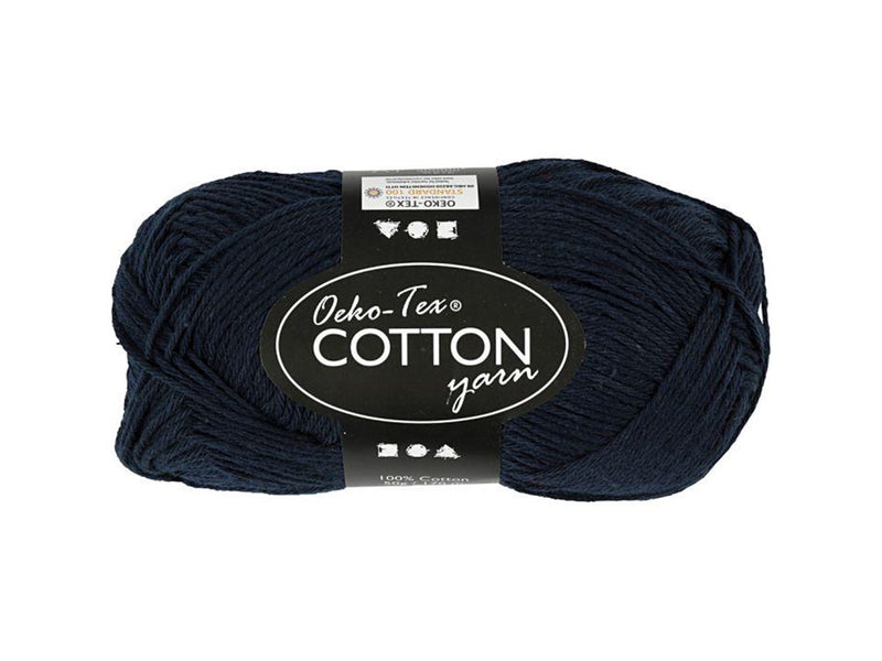 Creativ Company Cotton yarn Dark blue 50gr 170m