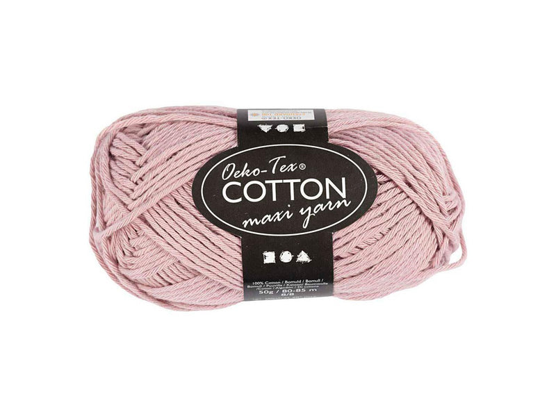 Creativ Company Cotton yarn Size 8/8 L: 80-85 M Lavender - 50gr.