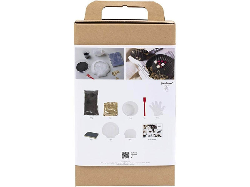 Creativ Company Craft Kit Resin Casting Mussel - Black/Gold