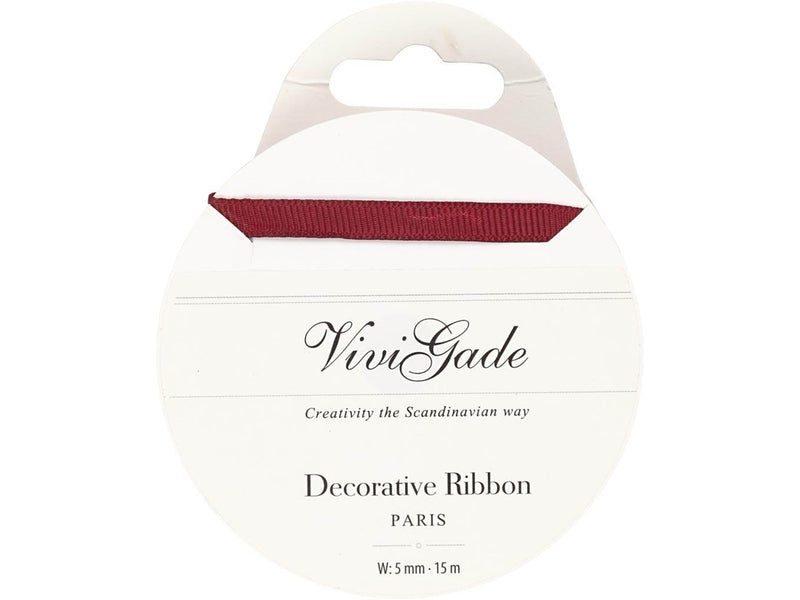 Creativ Company - Decoration Ribbon Red 15m