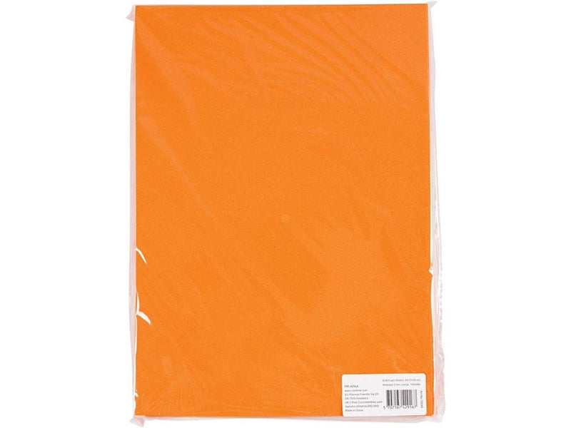 Creativ Company EVA Foam Sheets Orange A4 10pcs.
