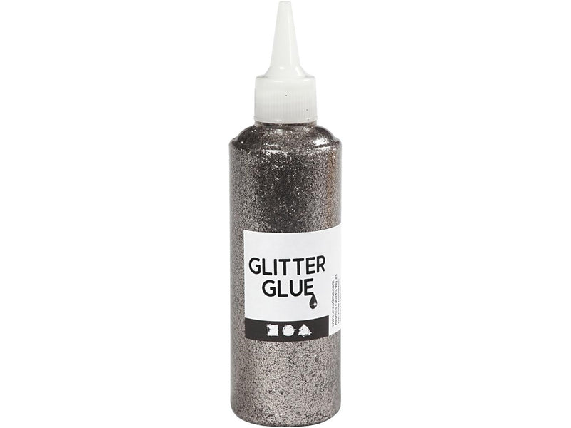 Creativ Company Glitter Glue Silver 118ml