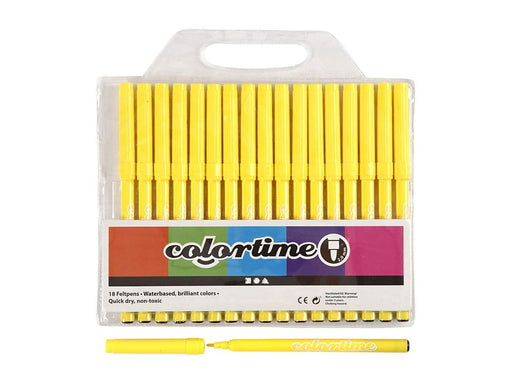 Creativ Company Lemon yellow markers 18st.